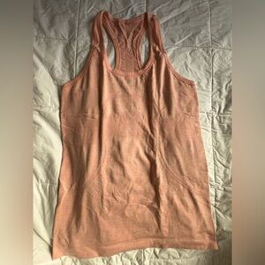 Lululemon Athletica Orange Swiftly Racerback Tank